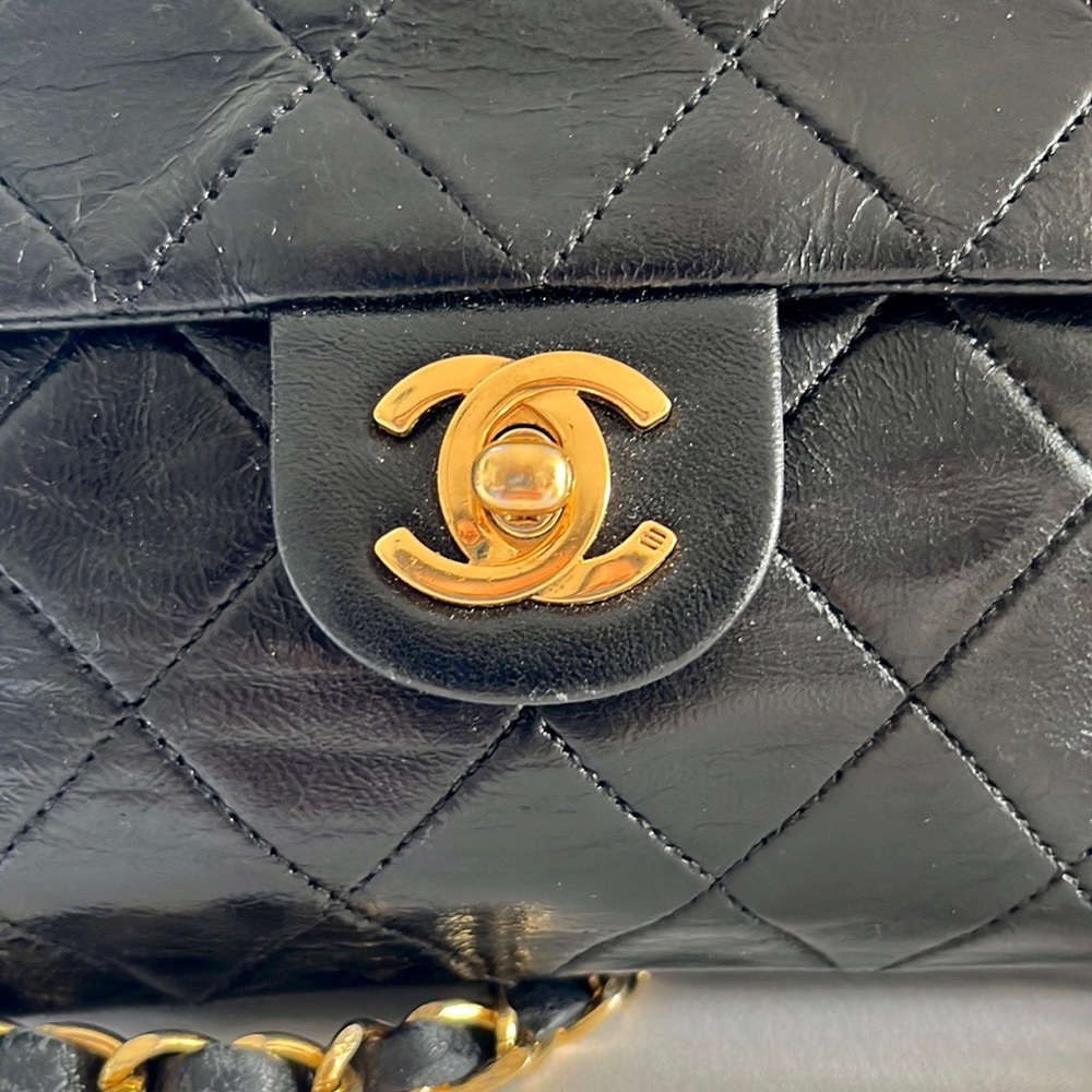 CHANEL Mini Square Lambskin Bag - Picture 16 of 16
